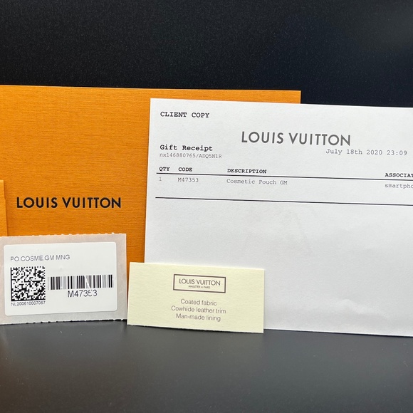 LOUIS VUITTON Cosmetic Pouch GM (LV Discontinued!) NEW - Picture 13 of 13